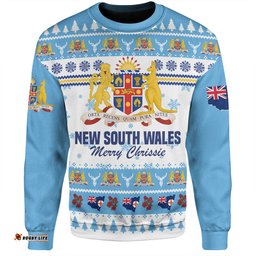 New South Wales Christmas Sweatshirt - Merry Chrissie Sweatshirt
