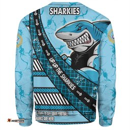 Cronulla-Sutherland Sharks Sweatshirt - Theme Song For Rugby With Sporty Style