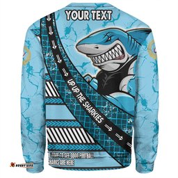 Cronulla-Sutherland Sharks Sweatshirt - Theme Song For Rugby With Sporty Style