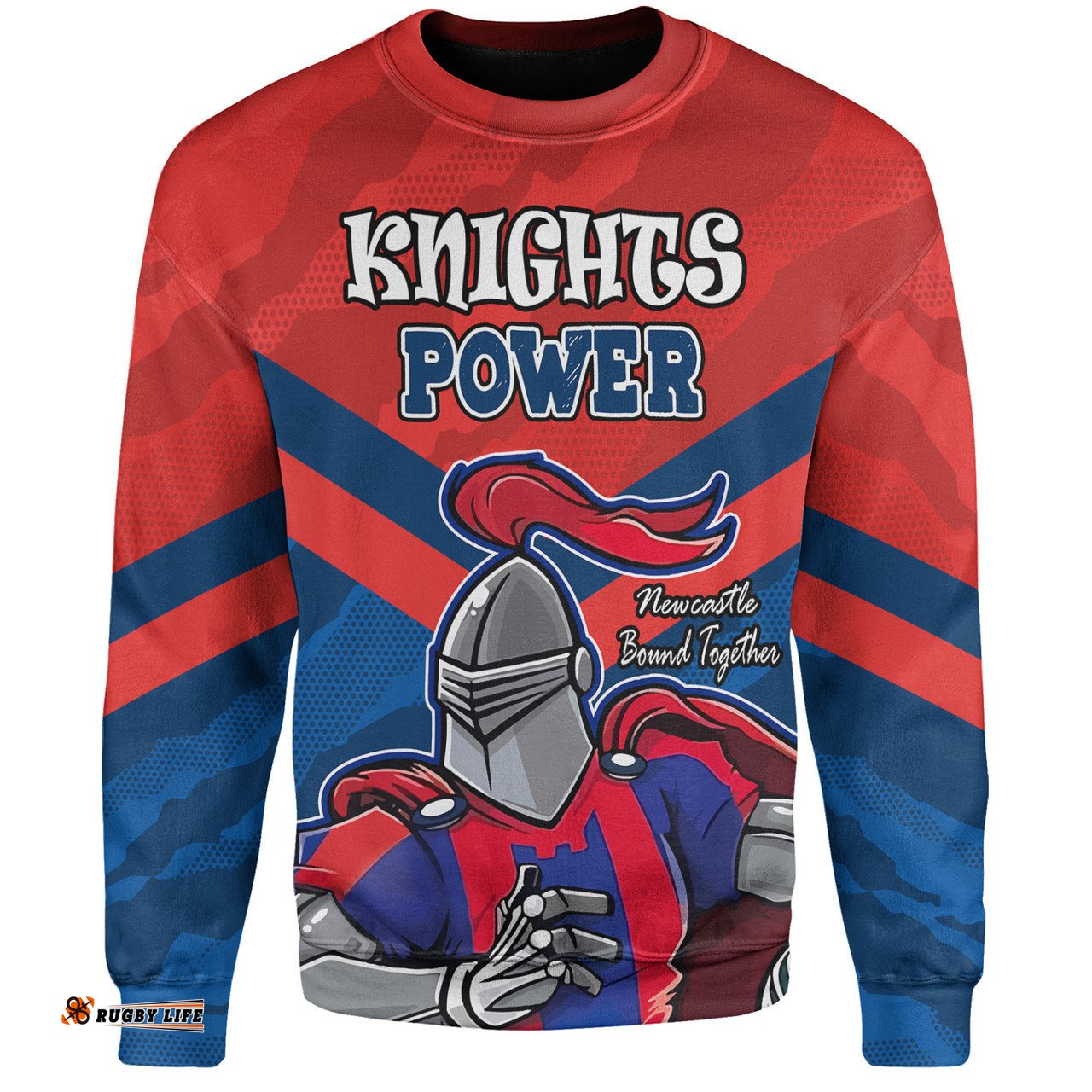 Newcastle Knights Custom Sweatshirt - I Hate Being This Awesome But Knights Sweatshirt