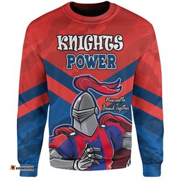 Newcastle Knights Custom Sweatshirt - I Hate Being This Awesome But Knights Sweatshirt