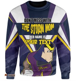 Melbourne Storm Mother's Day Sweatshirt - Screaming Mom and Crazy Fan