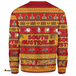 South Australia Christmas Custom Sweatshirt - Happy Chrissie Ugly Style Sweatshirt
