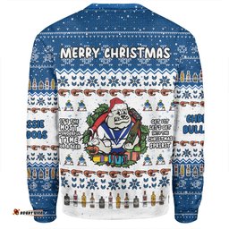 Canterbury-Bankstown Bulldogs Christmas Custom Sweatshirt - Chrissie Spirit Sweatshirt