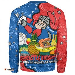 Newcastle Knights Custom Sweatshirt - Australian Big Things Sweatshirt