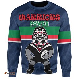 New Zealand Warriors Custom Sweatshirt - Warriors Supporter Sweatshirt