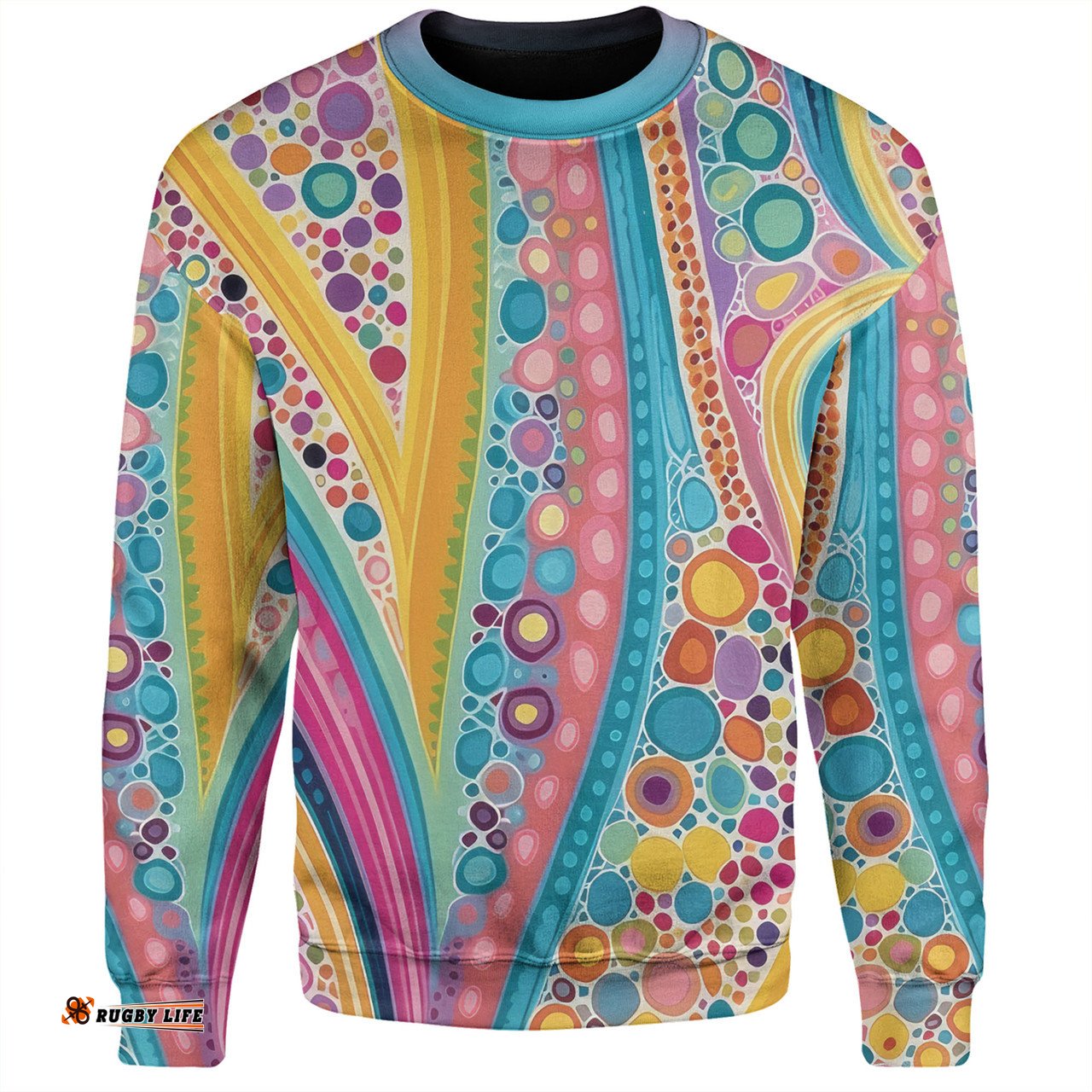 Amazing Aussie Australia Aboriginal Aboriginal Colourful Dots Inspired Sweatshirt