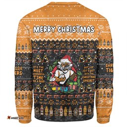 Wests Tigers Christmas Custom Sweatshirt - Chrissie Spirit Sweatshirt