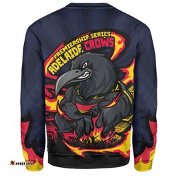 Amazing Aussie Adelaide Crows Premiership Series Flame Edition Sweatshirt