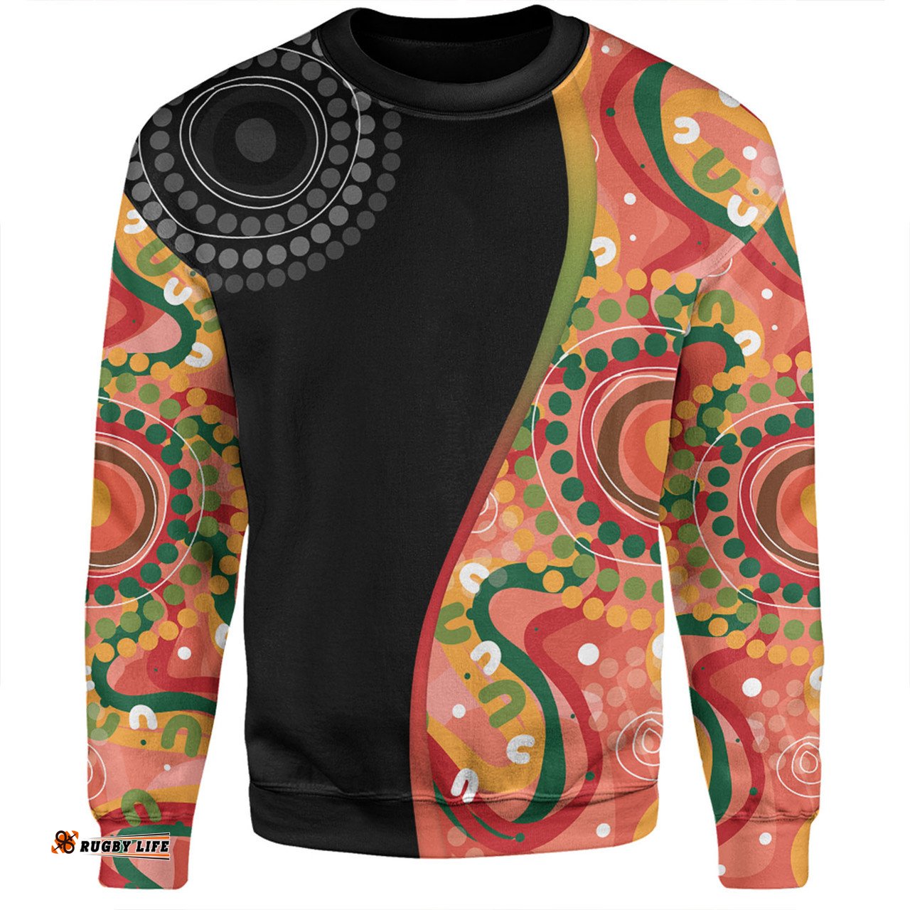 Amazing Aussie Australia Aboriginal Custom Aboriginal Art Style Abstract Sweatshirt