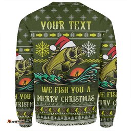 Amazing Aussie Australia Christmas Fishing Custom We Fish You A Merry Christmas Sweatshirt