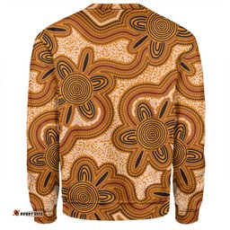 Amazing Aussie Australia Aboriginal Aboriginal Art Background Connection Concept Sweatshirt