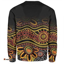 Amazing Aussie Australia Aboriginal Custom Dot In Aboriginal Style Sweatshirt