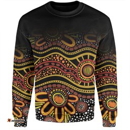 Amazing Aussie Australia Aboriginal Custom Dot In Aboriginal Style Sweatshirt