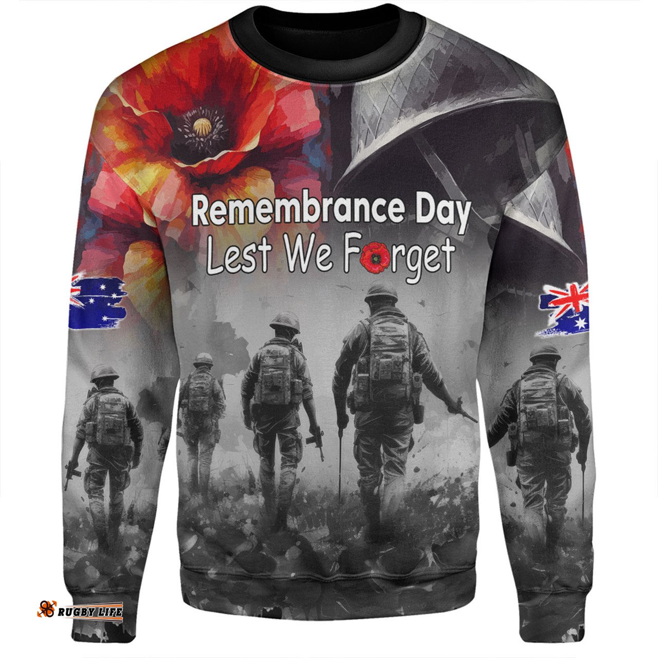 Amazing Aussie Australia Anzac Day Custom Thank You For The Risks You Take Sweatshirt