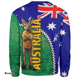 Amazing Aussie Australia Custom Kangaroo Happy Australia Day Sweatshirt