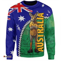 Amazing Aussie Australia Custom Kangaroo Happy Australia Day Sweatshirt