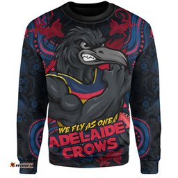 Amazing Aussie Adelaide Crows Spirit Warriors Of The Game Sweatshirt