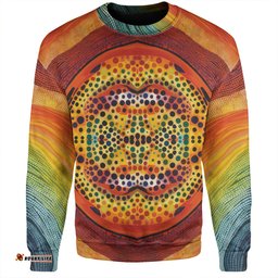 Amazing Aussie Australia Aboriginal Australian Indigenous Aboriginal Art And Dot Painting Techniques Sweatshirt