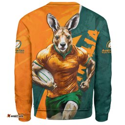 Amazing Aussie Aussie Wallabies Australian Roar The Rugby Championship Battle Orange Sweatshirt