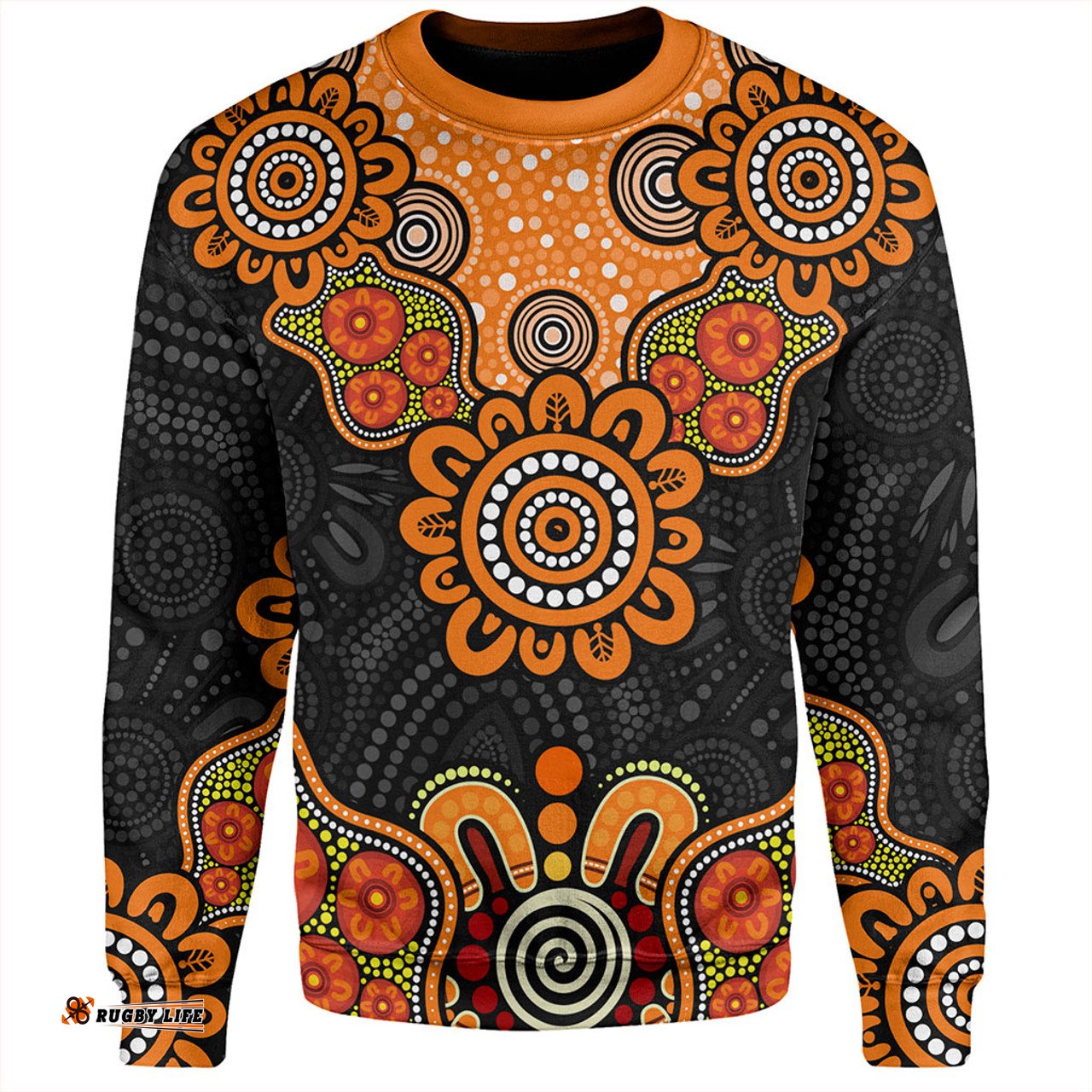Amazing Aussie Australia Aboriginal Indigenous Dot Style Design Cuture Sweatshirt