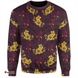Amazing Aussie Brisbane Broncos Custom Brisbane Broncos With Maori Patterns Sweatshirt