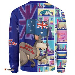 Amazing Aussie Australia Custom Happy Australia Day With Big Things Sweatshirt