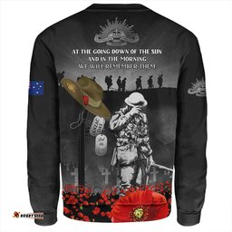 Amazing Aussie Australia Anzac Day Australian Army Memorial Sweatshirt