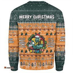 Amazing Aussie Australia Wallabies Christmas Custom Chrissie Spirit Sweatshirt