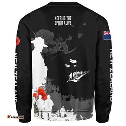 Amazing Aussie New Zealand Anzac Day Keeping The Spirit Alive Sweatshirt