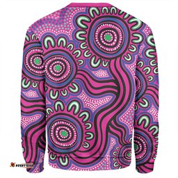 Amazing Aussie Australia Aboriginal Dot Patterns From Indigenous Australian Culture Sweatshirt
