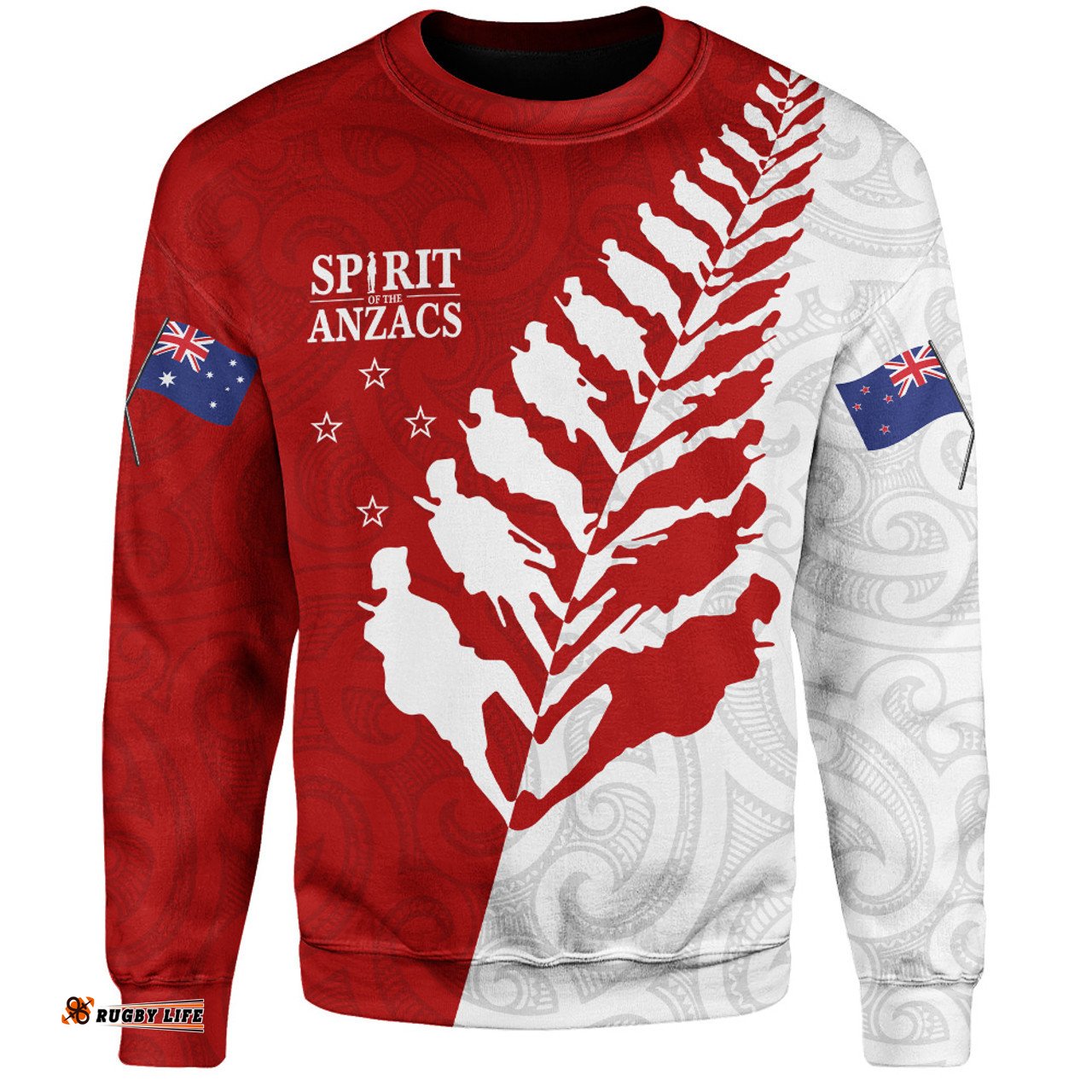 Amazing Aussie Australia New Zealand Anzac Day Custom Spirit Of The Anzacs Sweatshirt