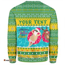 Amazing Aussie Australia Christmas Custom Christmas Is Better At The Beach Sweatshirt