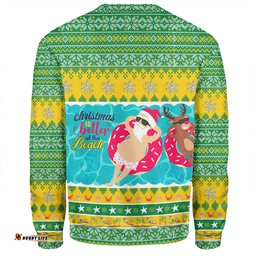 Amazing Aussie Australia Christmas Custom Christmas Is Better At The Beach Sweatshirt