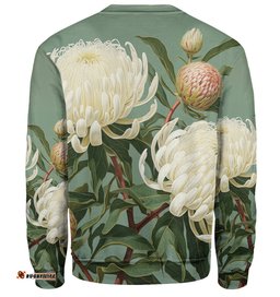 Amazing Aussie Australia Waratah White Waratah Flowers Fine Art Ver1 Sweatshirt