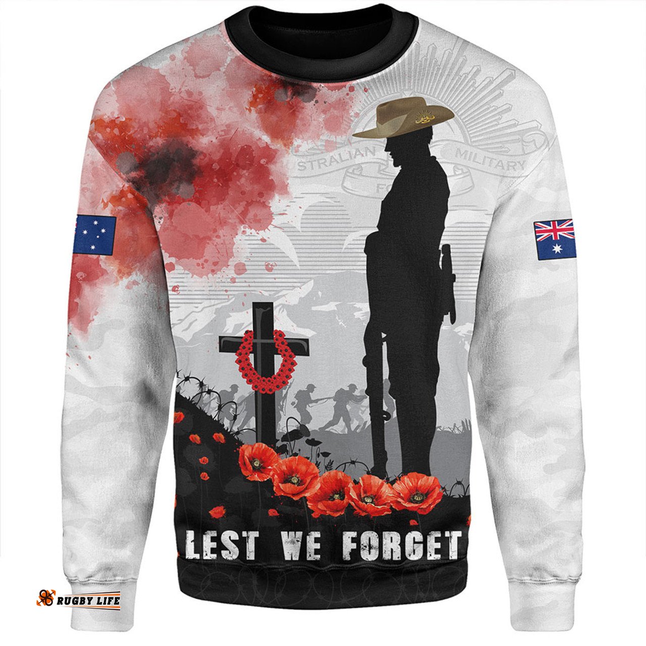 Amazing Aussie Australia Blood And Honor Remembrance Day Tribute Sweatshirt