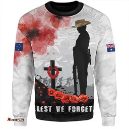 Amazing Aussie Australia Blood And Honor Remembrance Day Tribute Sweatshirt