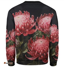 Amazing Aussie Australia Waratah Red Waratah Flowers Fine Art Ver1 Sweatshirt