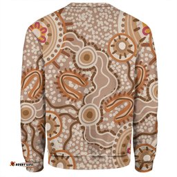 Amazing Aussie Australia Aboriginal Aboriginal Dot Design Artwork Sweatshirt