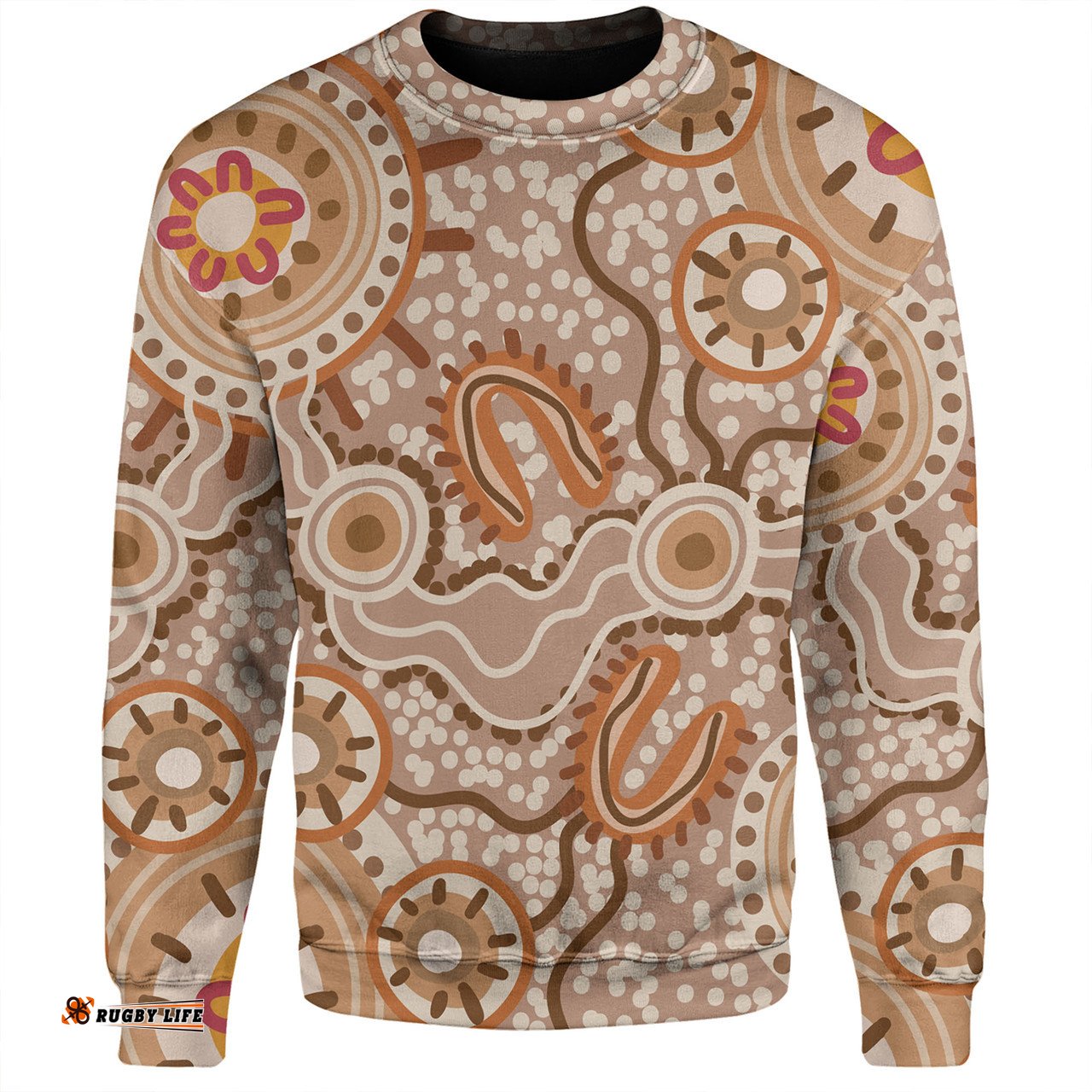 Amazing Aussie Australia Aboriginal Aboriginal Dot Design Artwork Sweatshirt
