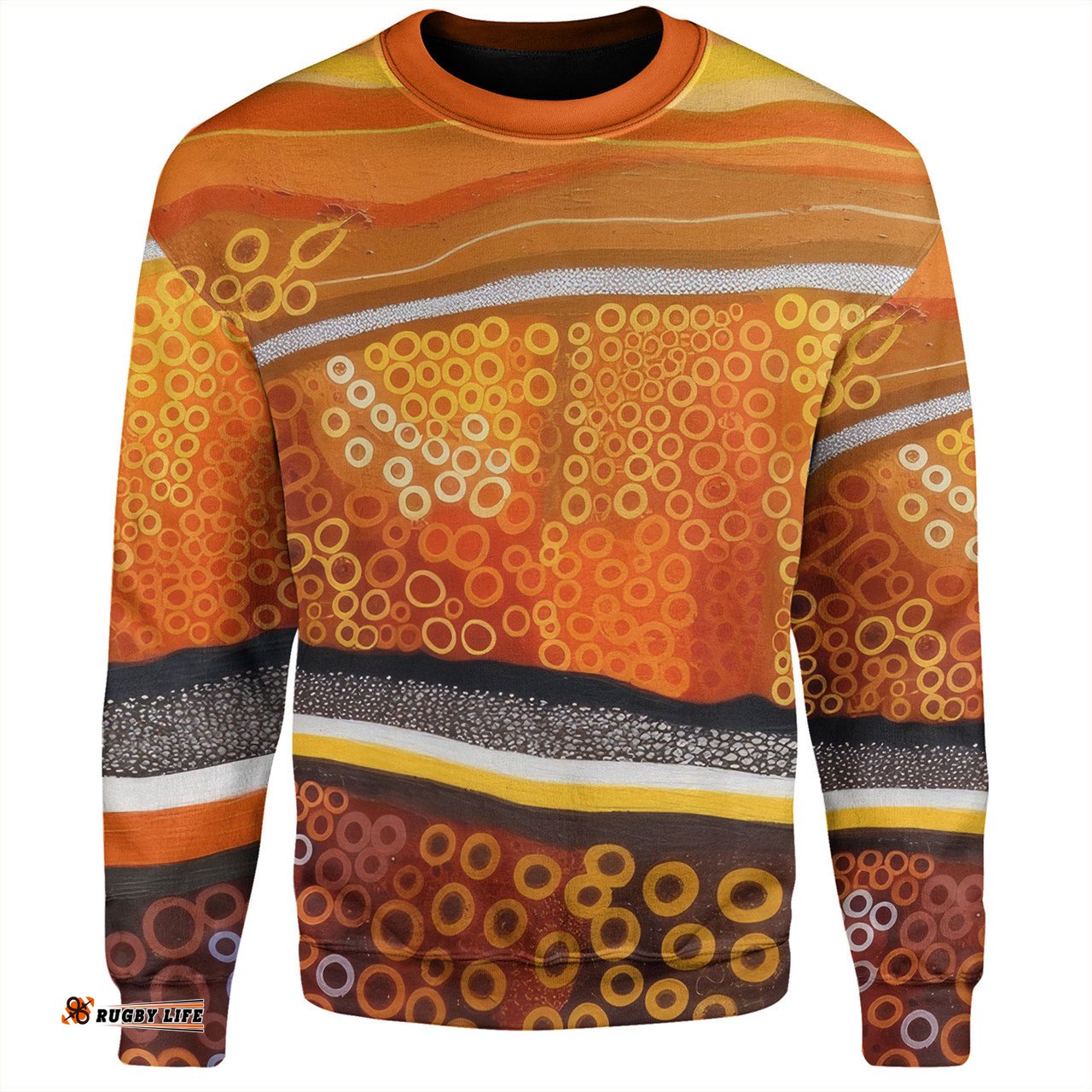 Amazing Aussie Australia Aboriginal Abstract Theme Of Australian Indigenous Aboriginal Art Sweatshirt