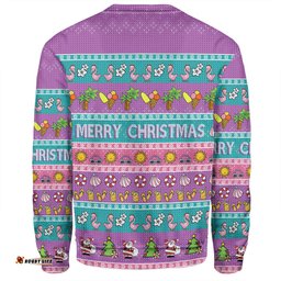 Amazing Aussie Australia Christmas Custom Personalised Purple Summer Vibes Chrissie Present Sweatshirt