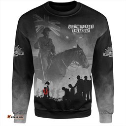 Amazing Aussie Australia Legacy Of Sacrifice Anzac Day Sweatshirt