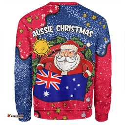 Amazing Aussie Australia Christmas Custom I'm the Perfect Present Blue Sweatshirt