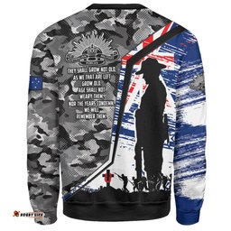 Amazing Aussie Australia Remembrance Day Heroic Soldier Legacy Sweatshirt