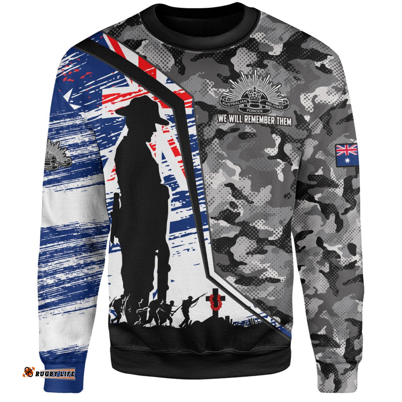 Amazing Aussie Australia Remembrance Day Heroic Soldier Legacy Sweatshirt