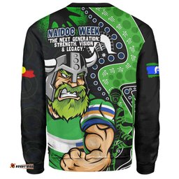 Amazing Aussie Canberra Raiders NAIDOC Indigenous Warrior Spirit Sweatshirt