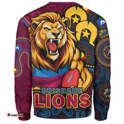 Amazing Aussie Brisbane Lions NAIDOC Spirit Of Country Sweatshirt