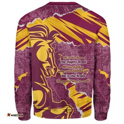 Amazing Aussie Brisbane Broncos Theme Song Sweatshirt