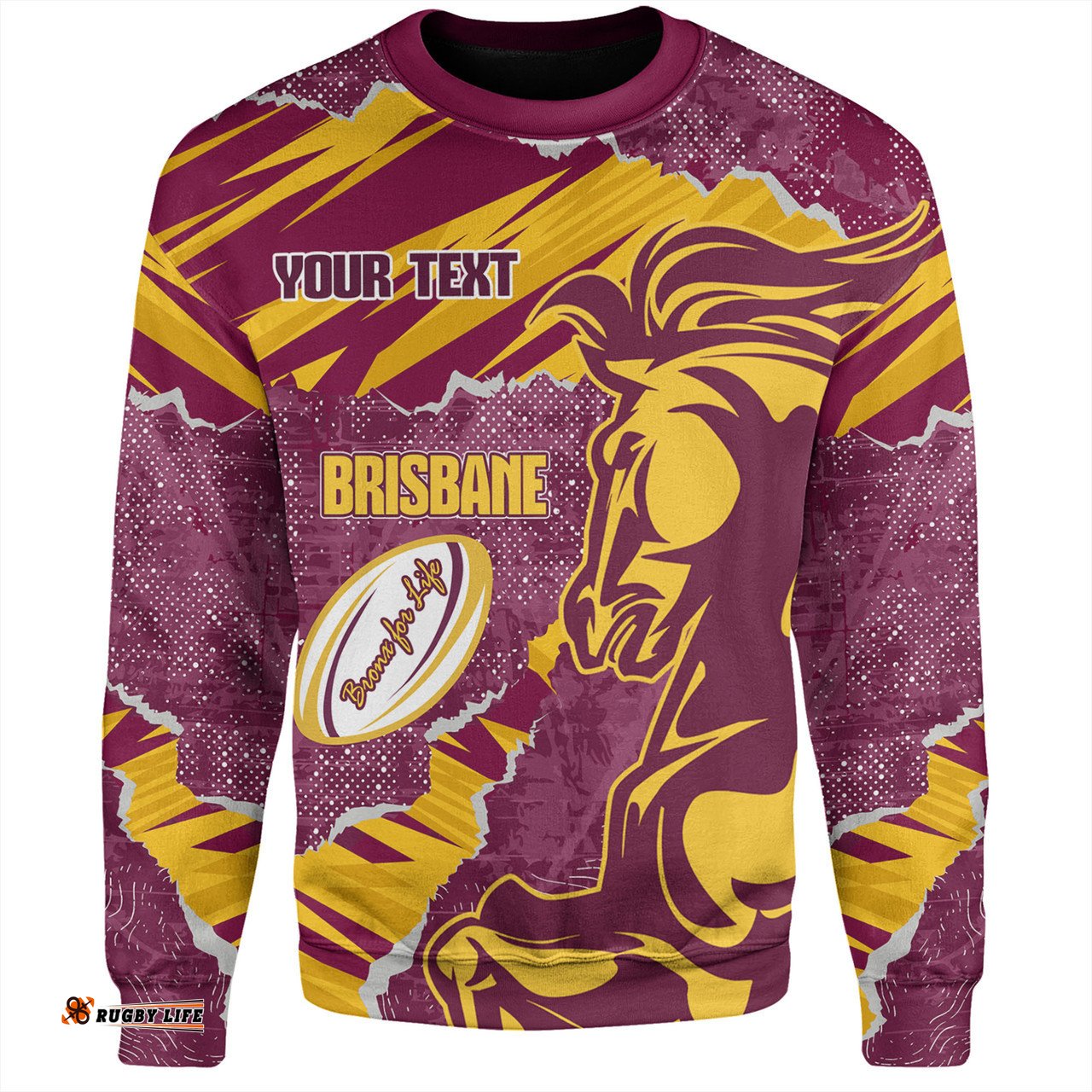 Amazing Aussie Brisbane Broncos Theme Song Sweatshirt